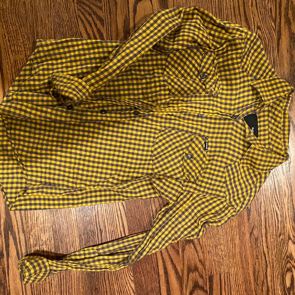 Hurley flannel button down
